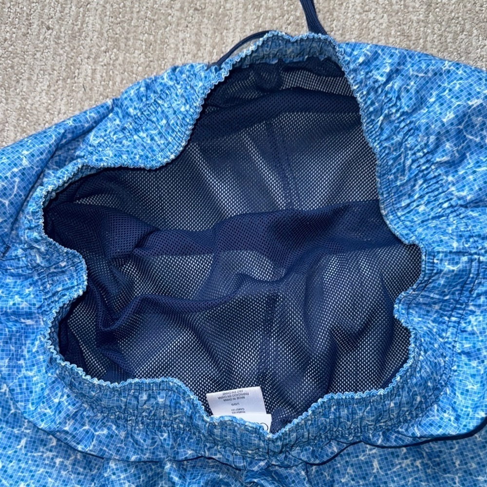 Calvin Klein Blue Swim Trunks Men’s Size L Drawstring Pockets Mesh Liner - Picture 10 of 10